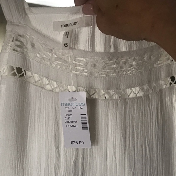 🌻Ivory White Crochet Detail Blouse🌻 - Picture 5 of 12